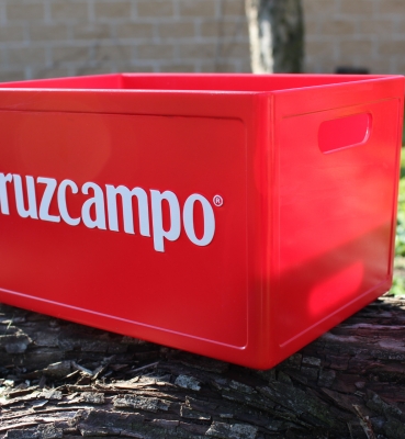 Caja botellas Cruzcampo